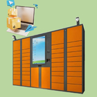 SMS Input Password Parcel Delivery Lockers With Android System And Barcode