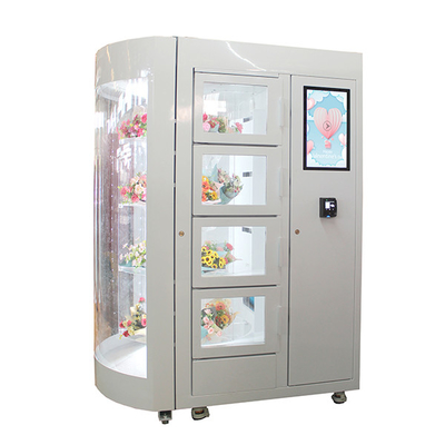 Florist Fresh Flower Station Vending Machine Automated 24 Hours Remote Control System