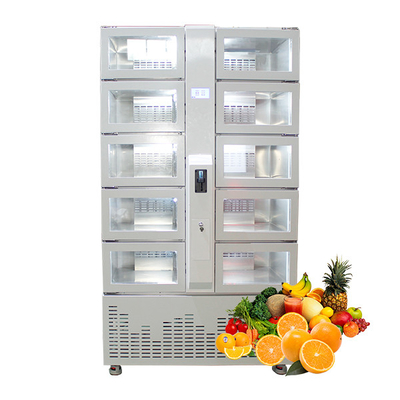 Automatic Cooling Vending Locker With Credit Payment For Vegetables Fruits Eggs