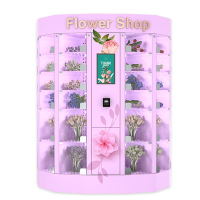 Smart Refrigerator Cooling System: Flower Vending Locker with High Efficiency Refrigerator
