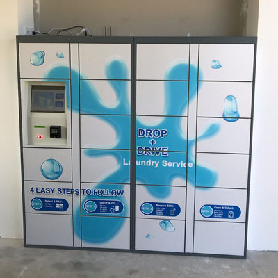 Dry Cleaning Steel Laundry Electronic Locker With Customization Doors