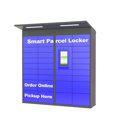 Qr Code Parcel Delivery Lockers Painting Finishing