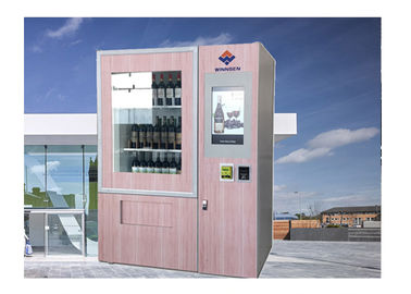 Multi Language Beer Alcohol Wine Vending Machine Champagne Bottle Vending Machine