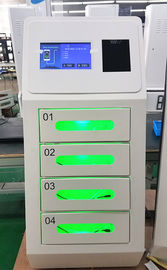 Wall Mounted Mobile Phone Charging Station with 4 Digital Lock Doors For Bank Supermarket Airport
