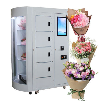 Convenience Store Shop Segregation Floral Vending Machine With Humidifier