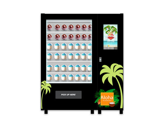 Fresh Bill Coconut Vending Machine With Elevator And Cooling System