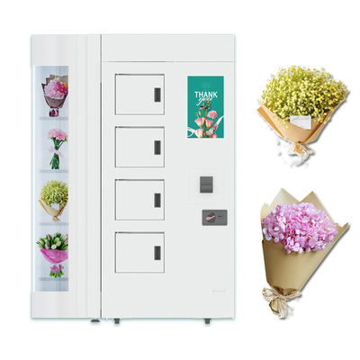 360 Rotation Floral Vending Machine With Credit Card Reader