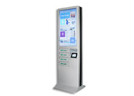 Modern Cell Phone Charging Stations , Phone Charging Locker With 43 Inch Advertising LCD Screen