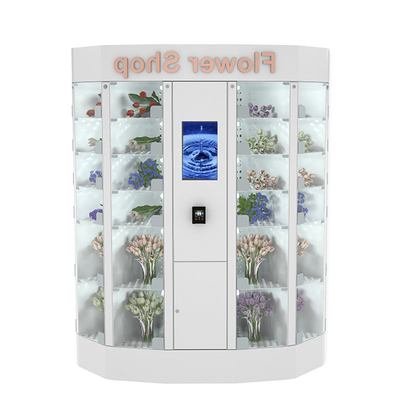 Fresh Flower Locker Vending Machine 240V With Refrigerate Cooling System