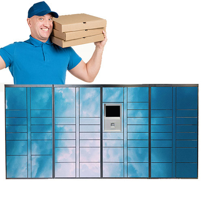 E-Commercial Box Parcel Delivery Lockers With 22 Inch Screen And Android System