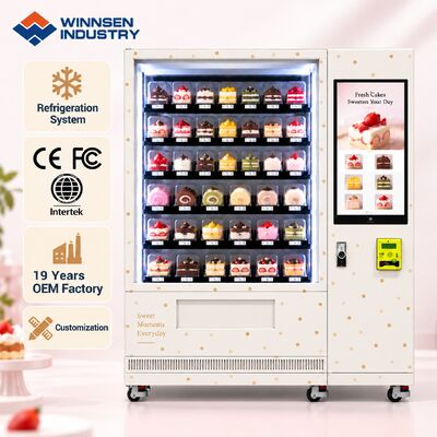 গুণমান Winnsen No Drop Elevator Delivery Cake Vending Machine Protects Soft Bread কারখানা