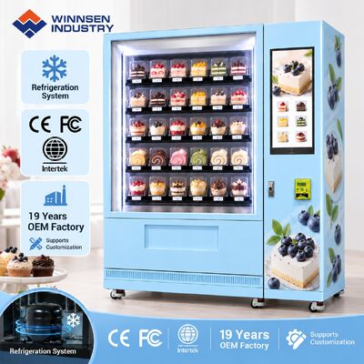 গুণমান Winnsen Bread and Pastry Vending Machine for Airport Metro Station Hotel Lobby কারখানা