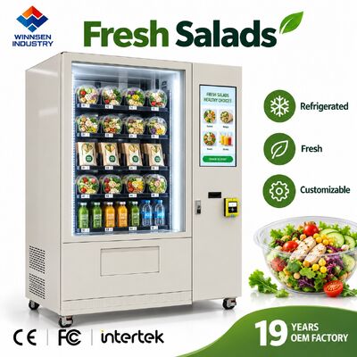 গুণমান Winnsen Salad Vending Machine for Office Building Campus Healthy Lunch Anytime কারখানা