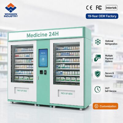গুণমান Winnsen Senior Care Pharmacy Vending Machine Medicine Dispenser for Nursing Home কারখানা